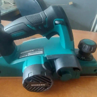 mesin serut cas baterai modern m-90 20v cordless full set