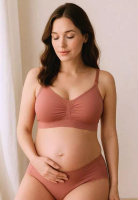 Kiss & Tell Grace Nursing Push Up Bra in Purplish Red Maternity Bra