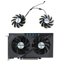 NEW Video Card Cooler Fan For Gigabyte RX 6400 6500 EAGLE 75MM PLD08010S12HH RX6400 RX6500 Graphics Card Replacement Cooling Fan
