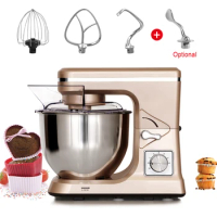 1400W Multifunction Stand Mixer Baking Bread Dough Mixer Household Food Mixers With Accessories