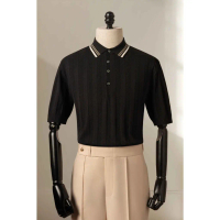 ÁO PHÔNG ADAM STORE MONGTOGHI MÀU ĐEN HỌA TIẾT CỔ KẺ AP189D | ADAM STORE HCM