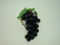 《食物模型》葡萄-中黑 水果模型 - B1009