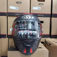 HELM KYT FALCON FR SPIKE ORIGINAL - Full Face Double Visor - ADT - Intercom Ready EQRS - M L XL L
