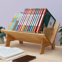 簡易桌上經濟型書架 兒童小學生桌面創意實木ins收納置物架 辦公室 交換禮物全館免運
