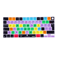 XSKN EU US Lightroom Classic Shortcut Silicone Keyboard Cover for 2021-2023 Macbook Pro 14.2 Macbook Pro 16.2 Protector Skin