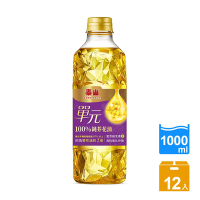 泰山 單元100%純芥花油1L(12入/箱)