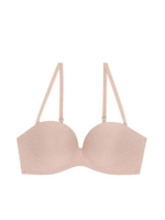 เสื้อชั้นในมีโครง ฟองน้ำปั๊มเสริมหนา ยกกระชับเก็บส่วนเกิน รุ่น ME1701 สีเนื้อ