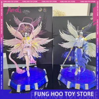 Tyrannosaurus Studio Digimon Digital Monster Angewomon Resin Figure Model Childrens Toys Collection Anime Figure Birthday Gifts
