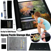 Jigsaw Puzzle Mat Roll Up 2000/1500 Pieces Saver Large Puzzles Board for Adults Kids Easy Puzzle Storage Puzzle Saver