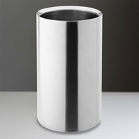 《Utopia》雙層不鏽鋼保冷冰桶(銀) | 冰酒桶 冰鎮桶 保冰桶
