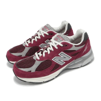 【NEW BALANCE】x Teddy Santis 休閒鞋 990 V3 男鞋 女鞋 紅灰 美製 拼接 碳板 經典 NB(M990TF3-D)