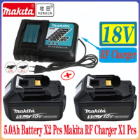 Makita Original 18V Makita 5000mAh Lithium ion Rechargeable Battery 18v drill Replacement Batteries BL1860 BL1830 BL1850 BL1860B