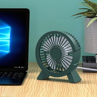 Mini USB Fan Portable DC Desk Cooler Cooling for Notebook Laptop Personal Adjustment Fan Table Fan Home Office Outdoor