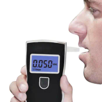 Alcohol Gas Tester Digital Display Breath Alcohol Detector Portable Alcohol Gas Tester Digital Breath Alcohol Tester
