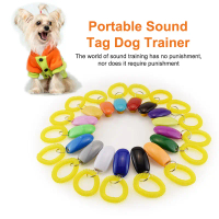 การฝึกสุนัขแบบพกพานกหวีด Clicker Dog Clicker ของเล่นสัตว์เลี้ยงการฝึกอบรมสัตว์เลี้ยงเครื่องเลี้ยงสัต