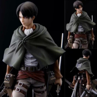 Anime Attack On Titan Figure Pvc Eren Jaeger Levi Ackerman Figma Action Figure Collectible Model Doll Toys For Children's Gift