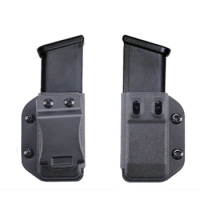 IWB/OWB 9mm Universal Mag Holster Mag Pouch Fits For Glock 17 19 26/23/27/31/32/33 M9 G2C P226 USP Left Right Hand