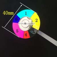 Projector Color Wheel for optoma S711st oes991 onx715 Projector diameter 40mm 6colors
