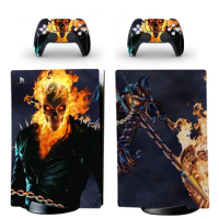 Ghost Rider PS5 Digital Skin Sticker Decal Cover for PlayStation 5 Console and Controllers PS5 Skin Sticker