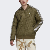 Adidas Original Quilted Sst Tt H11435 男 鋪棉外套 運動 休閒 保暖 橄欖綠