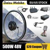 Ebike Conversion Kit 36/48V Electric Bike Conversion Kit 500W Front Rear Motor Wheel Electric bicycle 26" 700C With LCD Display
