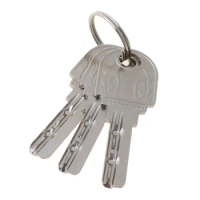 Keyed Entry Door Lock Cylinder Lockset with 3 Keys Anti-theft Entrance Door Lock Single Open Lock Cylinder for Home