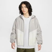 NIKE Men Sportswear Windrunner Lined Jacket Pakaian Pria [HV8370-012] A/XL Lt Iron Ore/Sail/Sail