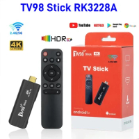 TV98 TV Stick Android 12.1 4K HD 2G 16G TV Box 2.4G 5G Dual Wifi Smart TV Box Media Player TV Receiver Andriod TV Stick