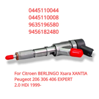 0445110044 0445110008 9635196580 Diesel Fuel Injector For Citroen Xsara XANTIA / Peugeot 306 406 EXPERT 2.0 HDi 2000-