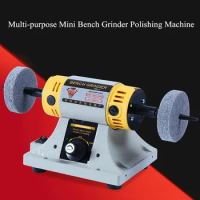 350W 220V Multi-purpose Mini Bench Grinder Polishing Machine Kit For Jewelry Dental Jewelry Motor Lathe Bench Grinder Kit Set