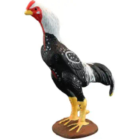 Simulation cockfighting hen back chicken Canada goose farm poultry chicken duck goose animal model ornaments