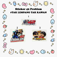 Printing Sticker 42 Problem Design (3 Design Pilihan)