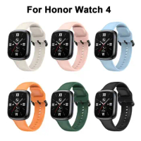 Replacement Silicone Strap Soft Watch Watchband Wristband Accessories Smart Bracelet for Honor Watch 4 Smart Watch