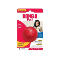 【KONG】BALL / 經典紅彈跳球（M/L）(寵物玩具)
