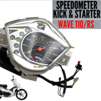 HONDA WAVE 110 WAVE110 WAVE110RS WAVE110S RS V1 STARTER KICK Meter Assy SpeedoMeter Set 100% Quality