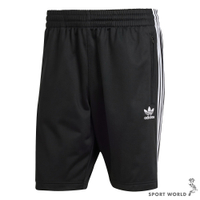 【下殺】Adidas 短褲 男裝 拉鍊口袋 三葉草 黑【運動世界】IU2368