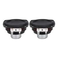 2pcs/lot 2.75 Inch 4Ω 15W Speakers Full Range Rubber Edge Iron NdFeb Dual Magnetic DIY Bluetooth Speaker