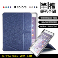 嚴選外框 IPAD mini7 8.3 mini 7 2024 筆槽變形金剛 Y折 支架 側掀 防摔 平板 皮套 保護套