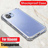 Shockproof Transparent Case For Xiaomi Mi 12 11 10 Pro 10i 11i 12S Case For Xiaomi Poco X3 X4 M3 F2 Pro F3 F1 Phone Case Cover
