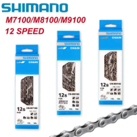SHIMANO DEORE XT XTR 12S Bike Chains 12V Road MTB Bicycle Chains CN-M7100 CN-M8100 CN-M9100 with Quick-Link 126L Bike Chain