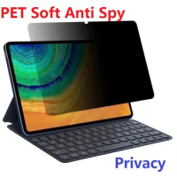 Anti Spy For Samsung Galaxy Tab A 8.0 8.4 Active3 Active 4 Pro Screen Protector PET Soft Film 360 Degree Privacy