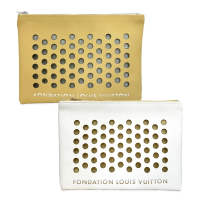 Louis Vuitton LV 博物館基金會鏤空圓點手拿包 兩色可選