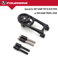 Fouriers Bike Computer Mount Stem Out Front GPS Holder for 2021 GIANT TCR SL/SLR Stem Compatible GARMIN MIO Bryton Wahoo GOPRO