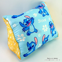 【UNIPRO】史迪奇 STITCH 星際寶貝 三角枕 靠枕 靠背枕 枕套可拆洗 迪士尼正版授權