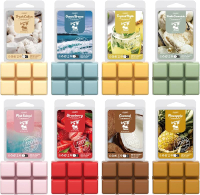 Salubrito Summer Scented Wax Melts Strong Scented Soy Wax Cubes/Tarts Variety Gift Set Fresh Cotton