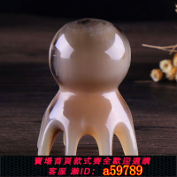【台灣公司 可打統編】【按摩舒緩頭】權升白水牛角章魚按摩梳子頭部穴位按摩梳頭皮經絡八爪魚隨身攜帶