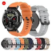 Silicone Strap for Amazfit T-Rex Ultra Smart Watch Sport Strap Bracelet for Huami Amazfit T-Rex Ultra Replacement Watchband