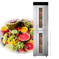48 Trays S.S. Commercial Food Dehydrator For Fruit Vegetable Dryer Household Dried Meat Beef Jerky Drying Machine Banana Dryer