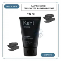 Sabun Wajah Komedo Kahf Face Wash Triple Acton Oil & Comedo Defense 100 ml