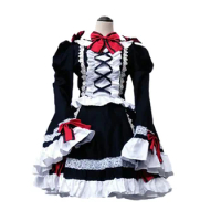 2022 Anime Date a Live Tokisaki Kurumi Gothic Lolita Cosplay Costume